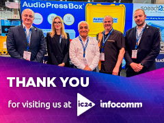 Thank you for visiting us at InfoComm 2024