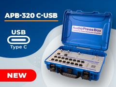 NEW AudioPressBox with USB-C connectivity