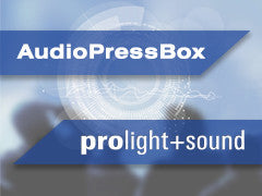 AudioPressBox at prolight+sound 2017