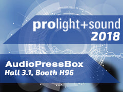 AudioPressBox at ProLight+Sound 2018